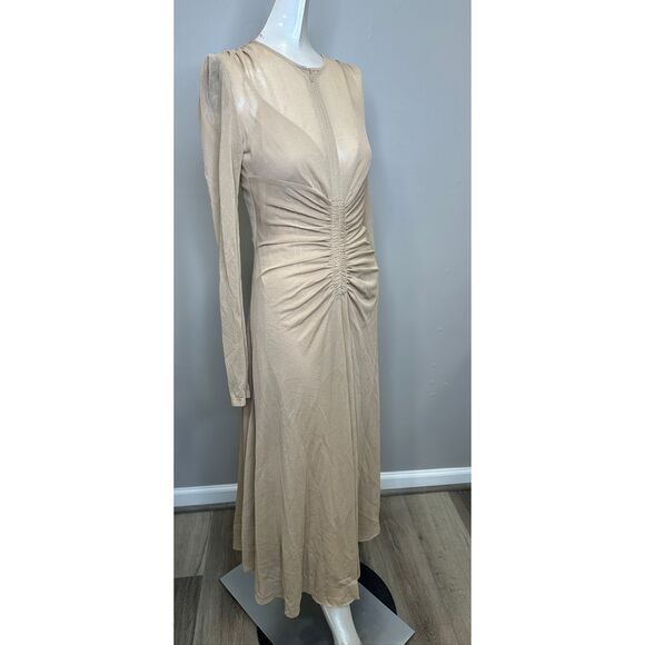 Proenza Schouler Kerstin Ruched Crepe Jersey Midi-Dress US 0 $1590 - Picture 10 of 11